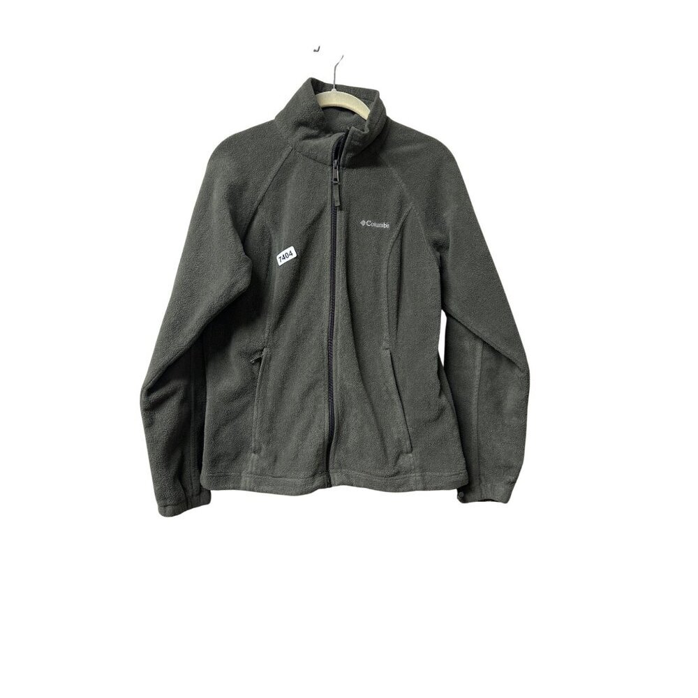 Columbia size medium fleece jacket green